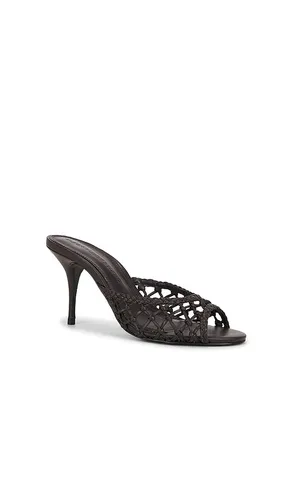 Peach 80 Mule in Chocolate. - size 36 (also in 36.5, 37, 37.5, 38, 41) - BLACK SUEDE STUDIO - Modalova