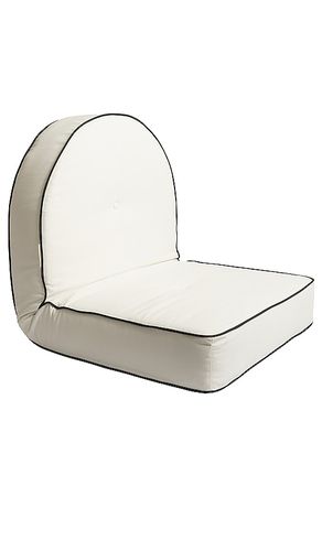 Reclining Pillow Lounger in White - business & pleasure co. - Modalova