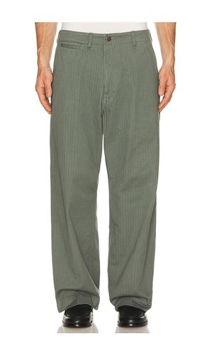 Mil trousers herringbone in color blue size L (also in XL) - Beams Plus - Modalova