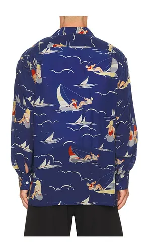 Open Collar Cupro Print in . Size L. Also in S - Beams Plus - Modalova