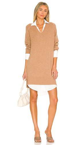 Looker Vee Dress in Tan. - size L (also in M, S, XS) - Brochu Walker - Modalova