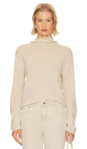 Suéter holgado con forma de embudo rhone en color beige talla L en - Beige. Talla L (también en M, S, XS) - Brochu Walker - Modalova