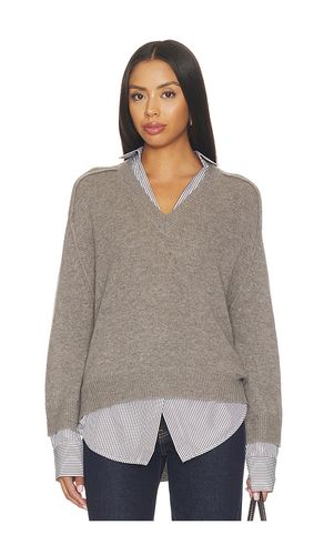 V-NECK PRINTED LAYERED PULLOVER in . Größe M. Also in S - Brochu Walker - Modalova