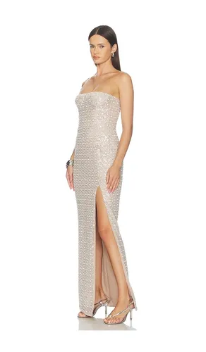 Allegra Pearl Veronica Maxi Dress With Slit in . Size L. Also in M, S, XS - Bronx Banco - Modalova
