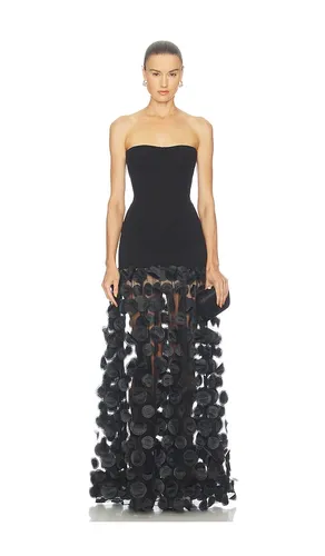 Sleeveless 3D Embellished Gown in . Size L. Also in M, S - Bronx Banco - Modalova
