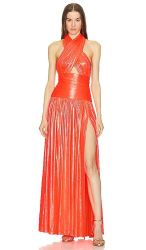 Florence Halterneck Gown in Coral. - size S (also in XS) - Bronx and Banco - Modalova