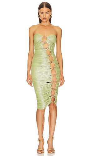 Butterfly Midi Dress in Green. - size S (also in XS) - Bronx and Banco - Modalova