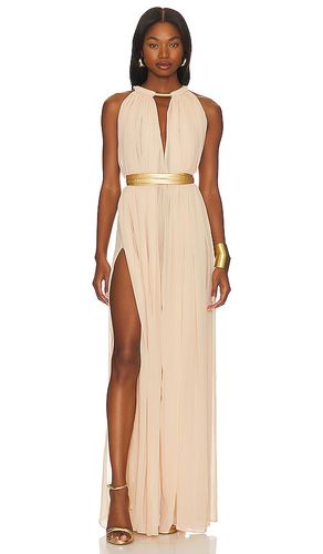 Japera Halter Neck Gown in Cream. - size M (also in S) - Bronx and Banco - Modalova