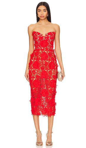 Vestido midi jasmine en color talla M en - Red. Talla M (también en L, S) - Bronx and Banco - Modalova