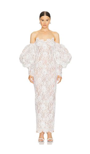Colette Blanc Off The Shoulder Gown in . Size L, S, XL, XS - Bronx and Banco - Modalova