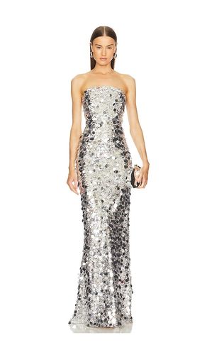 Farah Strapless Gown in Metallic . - size L (also in M, S) - Bronx and Banco - Modalova
