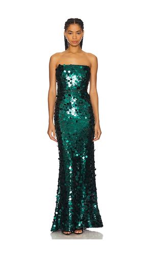 Farah Strapless Gown in , Dark Green. - size L (also in M, S, XS) - Bronx and Banco - Modalova