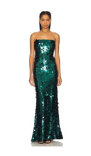 Farah Strapless Gown in , Dark Green. - size M (also in S, XS) - Bronx and Banco - Modalova