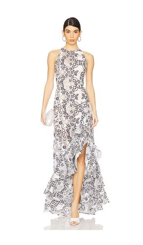 Sicilia Midi Dress in White,Navy. - size M (also in S, XS) - Bronx and Banco - Modalova
