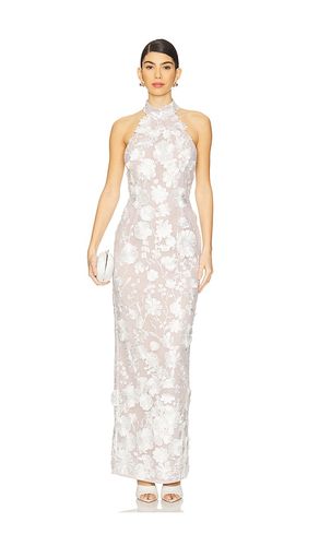 Jasmine Halterneck Maxi Dress in White. - size M (also in S, XS) - Bronx and Banco - Modalova