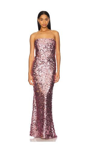 Farah Sequin Strapless Gown in Pink. - size L (also in M, XS) - Bronx and Banco - Modalova