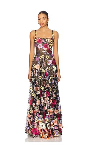 Jasmine Floral Maxi Dress in Black. - size L (also in M, XL) - Bronx and Banco - Modalova