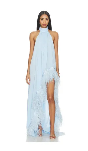 Madeline Halterneck Gown in Baby Blue. - size L (also in M, S, XS) - Bronx Banco - Modalova