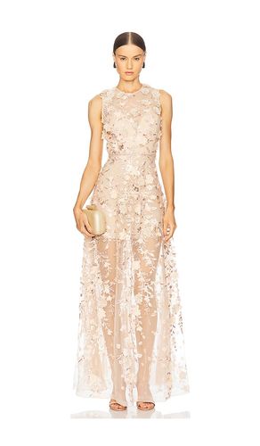 Arielle Floral Gown in Pink. - size L (also in M) - Bronx and Banco - Modalova