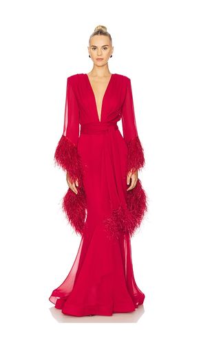 Geisha V-Neck Gown in . - size L (also in S, XL, XS) - Bronx and Banco - Modalova