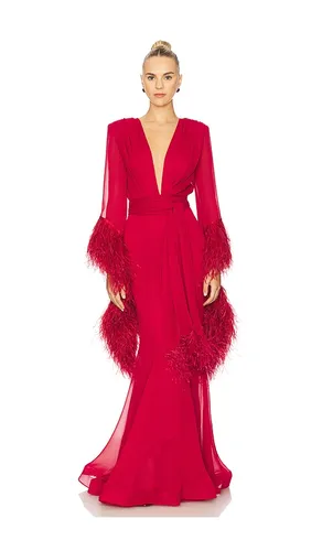 Geisha V-Neck Gown in . - size S (also in XS) - Bronx Banco - Modalova