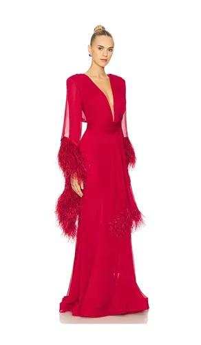 Geisha V-Neck Gown in . - size S (also in XS) - Bronx Banco - Modalova