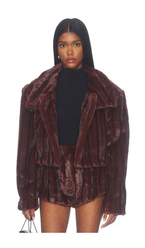 Faux Mink Long Sleeve Jacket in . Size L. Also in M, S, XL, XS - Bronx Banco - Modalova