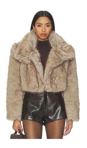 Cropped Faux Fur Jacket in . Taglia S. Also in XS, M, L, XL - Bronx Banco - Modalova