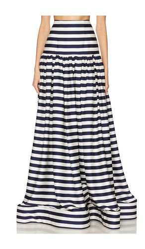 Quinn Striped Maxi Skirt in Navy & in Navy. - size L (also in M, S, XS) - Bronx and Banco - Modalova