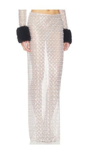Embellished Maxi Skirt in Grey. - size M (also in S, XS) - Bronx Banco - Modalova