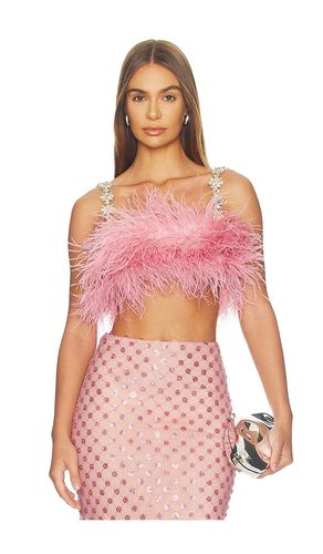 Madeline Diamond Feather Crop Top in . Size L. Also in M, S, XL, XS - Bronx Banco - Modalova