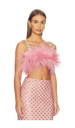 Madeline Diamond Feather Crop Top in . Size L. Also in M - Bronx Banco - Modalova
