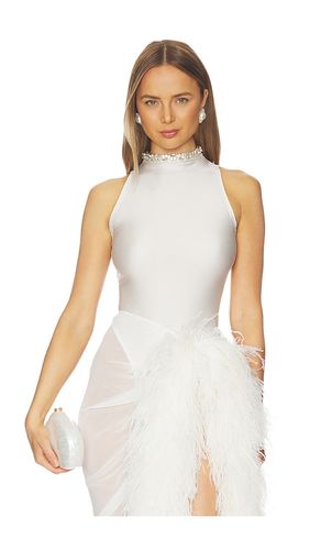 Gaia Blanc Mesh Bodysuit in . Size L. Also in M, S, XL, XS - Bronx Banco - Modalova