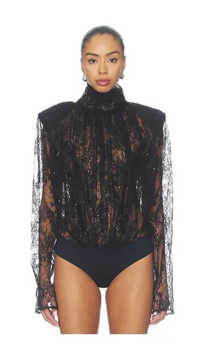 Sequin Lace Long Sleeve Bodysuit in . - size XS (also in S, M, L, XL) - Bronx Banco - Modalova