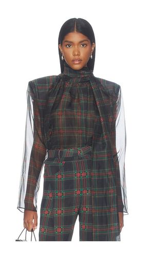 Long Sleeve Organza Blouse with Tie in Multi. - size XS (also in S, M, L, XL) - Bronx Banco - Modalova