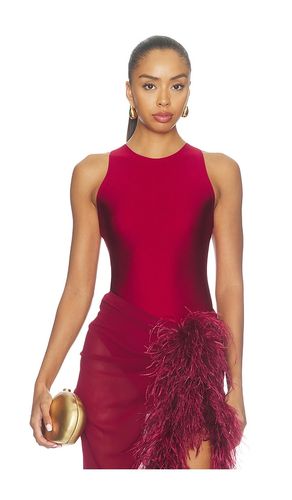 Gaia Mesh Sleeveless Bodysuit in Red. - size M (also in S) - Bronx Banco - Modalova
