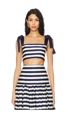 Quinn Striped Top in Navy & in Navy. - size L (also in M, S, XL, XS) - Bronx and Banco - Modalova