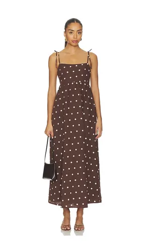 Valory Maxi Dress in Brown. - size S (also in XS) - BEACH RIOT - Modalova