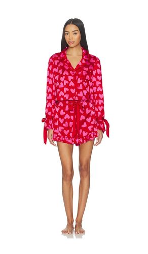 Luna & Aurora PJ Set in Pink,Red. - size L (also in M) - BEACH RIOT - Modalova