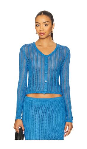 Hani Cardigan in Blue. - size L (also in M, S, XL, XS) - BEACH RIOT - Modalova