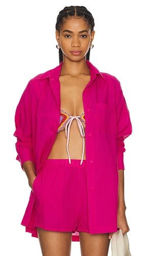 Alexa top en color fucsia talla L en - Fuchsia. Talla L (también en M, S) - BEACH RIOT - Modalova