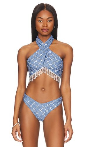 X REVOLVE Jessica Bikini Top in Blue. - size L (also in M) - BEACH RIOT - Modalova