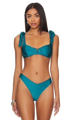 Blair Bikini Top in Teal. - size S (also in XS) - BEACH RIOT - Modalova