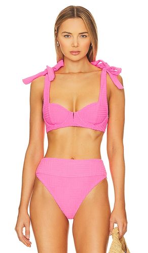 Blair Bikini Top in Pink. - size M (also in S, XS) - BEACH RIOT - Modalova