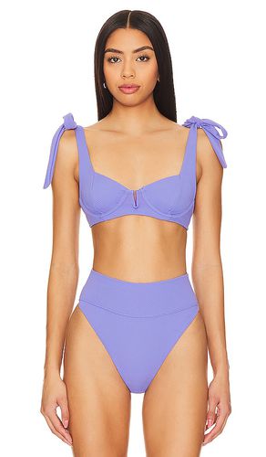 Blair Bikini Top in Purple. - size M (also in S, XS) - BEACH RIOT - Modalova