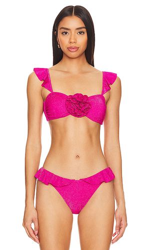 Poppy Bikini Top in Fuchsia. - size L (also in M) - BEACH RIOT - Modalova