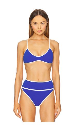 Leona Bikini Top in Blue. - size S (also in XL, XS) - BEACH RIOT - Modalova