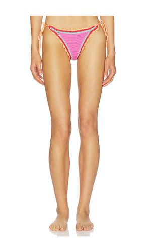 Soleil Side Tie Bikini Bottom in Pink. - size L (also in M) - BEACH RIOT - Modalova