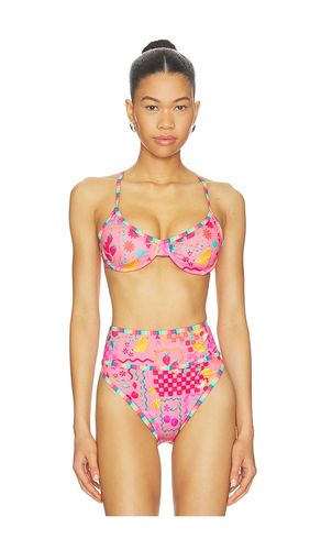 Kori Underwire Bikini Top in Pink. - size L (also in M, S, XS) - BEACH RIOT - Modalova
