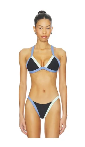 Mika Triangle Bikini Top in Black. - size L (also in M, S, XL, XS) - BEACH RIOT - Modalova